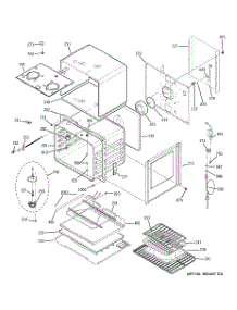 02 - Upper Oven parts for Ge Oven ZET958BM2BB from AppliancePartsPros.com