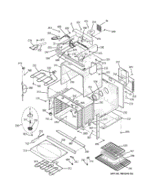 05 - Body With Microwave Support parts for Ge Oven JT965SK4SS from AppliancePartsPros.com