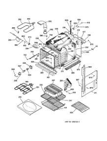 02 - Body Parts parts for Ge Oven JK910BA1BB from AppliancePartsPros.com