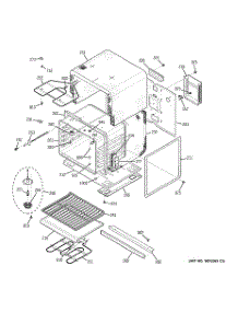 04 - Lower Body parts for Ge Oven JK955WF4WW from AppliancePartsPros.com