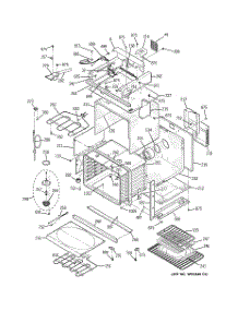 05 - Body With Microwave Support parts for Ge Oven JT965CF2CC from AppliancePartsPros.com