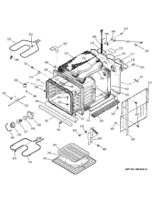 02 - Body Parts parts for Ge Oven JKS05BA3BB from AppliancePartsPros.com