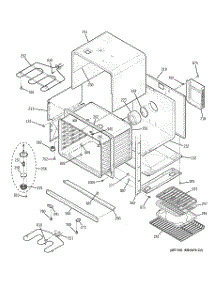 07 - Lower Oven Body parts for Ge Oven ZET3058BH4BB from AppliancePartsPros.com