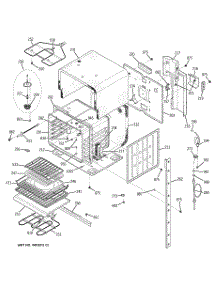 02 - Upper Body parts for Ge Oven JKP56BD1BB from AppliancePartsPros.com