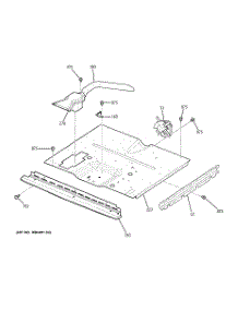 03 - Center Spacer parts for Ge Oven JKP55CM1CC from AppliancePartsPros.com