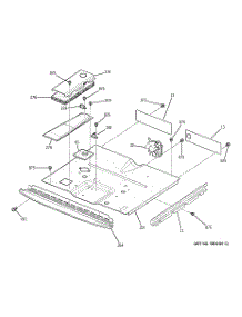 03 - Center Spacer parts for Ge Oven JKP56CD1CC from AppliancePartsPros.com