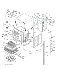 02 - Upper Body parts for Ge Oven JKP56SD1SS from AppliancePartsPros.com