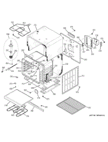 04 - Lower Body parts for Ge Oven JKP56SD1SS from AppliancePartsPros.com