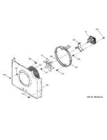 05 - Fan Assembly parts for Ge Oven JKP56BA2BB from AppliancePartsPros.com