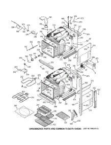 02 - Body Parts parts for Ge Oven JKP56AA2AA from AppliancePartsPros.com