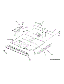03 - Center Spacer parts for Ge Oven JKP35WM1WW from AppliancePartsPros.com