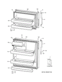 06 - Body With Microwave Support parts for Ge Oven JKP90SP2SS from AppliancePartsPros.com