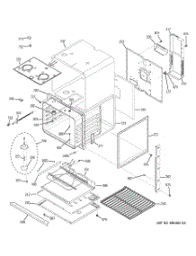 02 - Body Parts parts for Ge Oven JKP30WM1WW from AppliancePartsPros.com