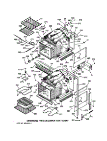 02 - Body Parts parts for Ge Oven JKP56AW2AA from AppliancePartsPros.com