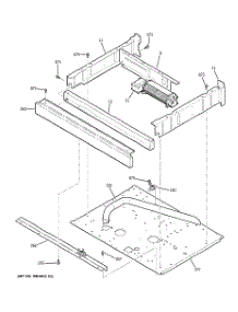 03 - Center Spacer parts for Ge Oven PT960SM2SS from AppliancePartsPros.com