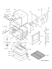 02 - Upper Oven parts for Ge Oven PT960BM2BB from AppliancePartsPros.com
