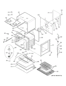 02 - Upper Oven parts for Ge Oven ZET958SM2SS from AppliancePartsPros.com