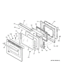 05 - Door parts for Ge Oven ZEK958SF2SS from AppliancePartsPros.com