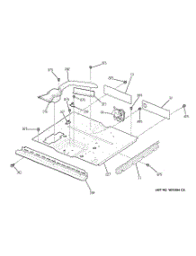 03 - Center Spacer parts for Ge Oven ZEK958BF3BB from AppliancePartsPros.com