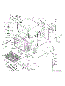 04 - Lower Body parts for Ge Oven ZEK958BF3BB from AppliancePartsPros.com