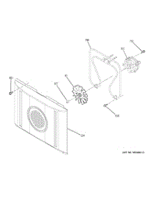 05 - Convection Fan parts for Ge Oven ZEK938BM1BB from AppliancePartsPros.com