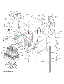 02 - Upper Body parts for Ge Oven ZEK958SF3SS from AppliancePartsPros.com