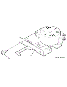 04 - Door Lock parts for Ge Oven ZEK938BF1BB from AppliancePartsPros.com