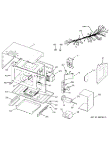 03 - Microwave Body Parts parts for Ge Oven JTP95BD1BB from AppliancePartsPros.com