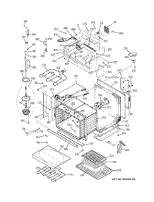 05 - Oven With Microwave Support parts for Ge Oven JTP95WD1WW from AppliancePartsPros.com