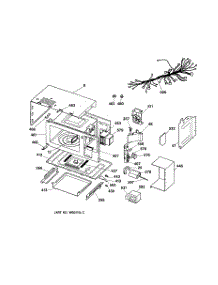 02 - Microwave Body Parts parts for Ge Oven JTP95BA2BB from AppliancePartsPros.com
