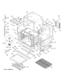 04 - Lower Body parts for Ge Oven ZET958SF1SS from AppliancePartsPros.com
