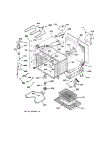 02 - Upper Body Parts parts for Ge Oven ZET757WW1WW from AppliancePartsPros.com
