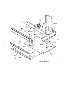 03 - Center Spacer parts for Ge Oven ZET757WW1WW from AppliancePartsPros.com