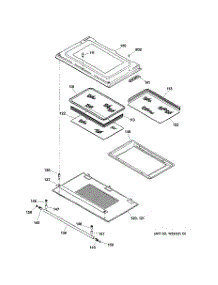 04 - Door parts for Ge Oven ZET857WB2WW from AppliancePartsPros.com