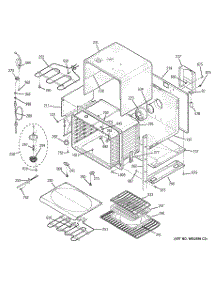 02 - Upper Oven parts for Ge Oven ZET958SF4SS from AppliancePartsPros.com