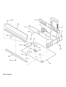 03 - Center Spacer parts for Ge Oven ZET958WF7WW from AppliancePartsPros.com