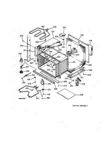 04 - Lower Body parts for Ge Oven ZET757BW2BB from AppliancePartsPros.com