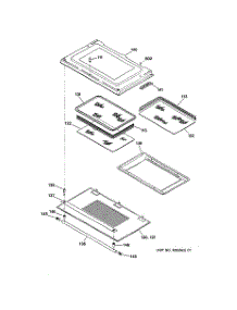 04 - Door parts for Ge Oven ZET857BBBB from AppliancePartsPros.com