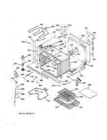 02 - Oven Body parts for Ge Oven ZET737WW2WW from AppliancePartsPros.com