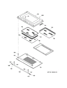 04 - Door parts for Ge Oven ZET857SYSS from AppliancePartsPros.com