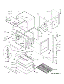 04 - Lower Oven parts for Ge Oven ZET958BM1BB from AppliancePartsPros.com