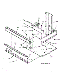 03 - Center Spacer parts for Ge Oven ZET757BA1BB from AppliancePartsPros.com