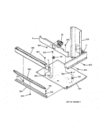05 - Center Spacer parts for Ge Oven ZET757WW2WW from AppliancePartsPros.com