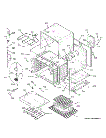 02 - Upper Body parts for Ge Oven ZET958WF1WW from AppliancePartsPros.com