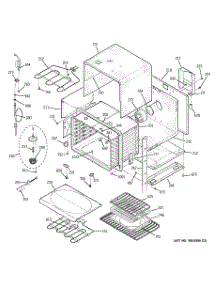 02 - Upper Body parts for Ge Oven ZET958WF2WW from AppliancePartsPros.com