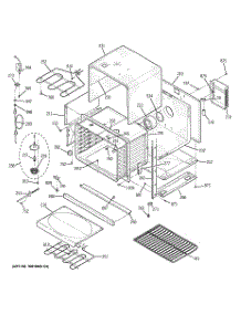 04 - Lower Body parts for Ge Oven ZET958WF2WW from AppliancePartsPros.com