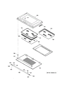 03 - Door parts for Ge Oven ZET837DB3SB from AppliancePartsPros.com