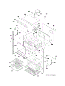 02 - Body Parts (1) parts for Ge Oven ZET1058PF4SS from AppliancePartsPros.com