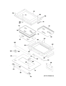 05 - Door parts for Ge Oven ZET1058PF4SS from AppliancePartsPros.com