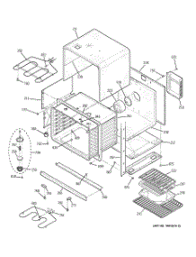 10 - Lower Oven Body parts for Ge Oven ZET3058WH1WW from AppliancePartsPros.com